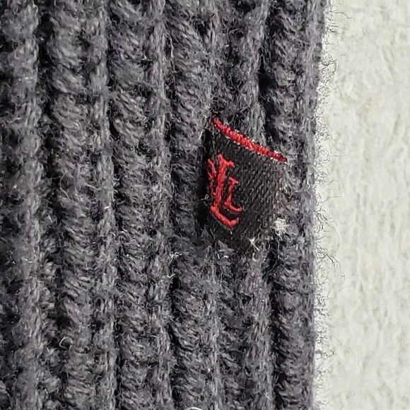 Polo Ralph Lauren LRL Sweater Pullover Women’s Size Medium M Black Chunky Knit - Picture 5 of 8